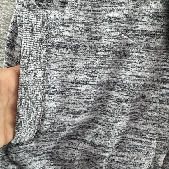 Athleta Sweater Women S Heather Gray Open Front Hoodie Cardigan Pockets Active - Picture 6 of 14